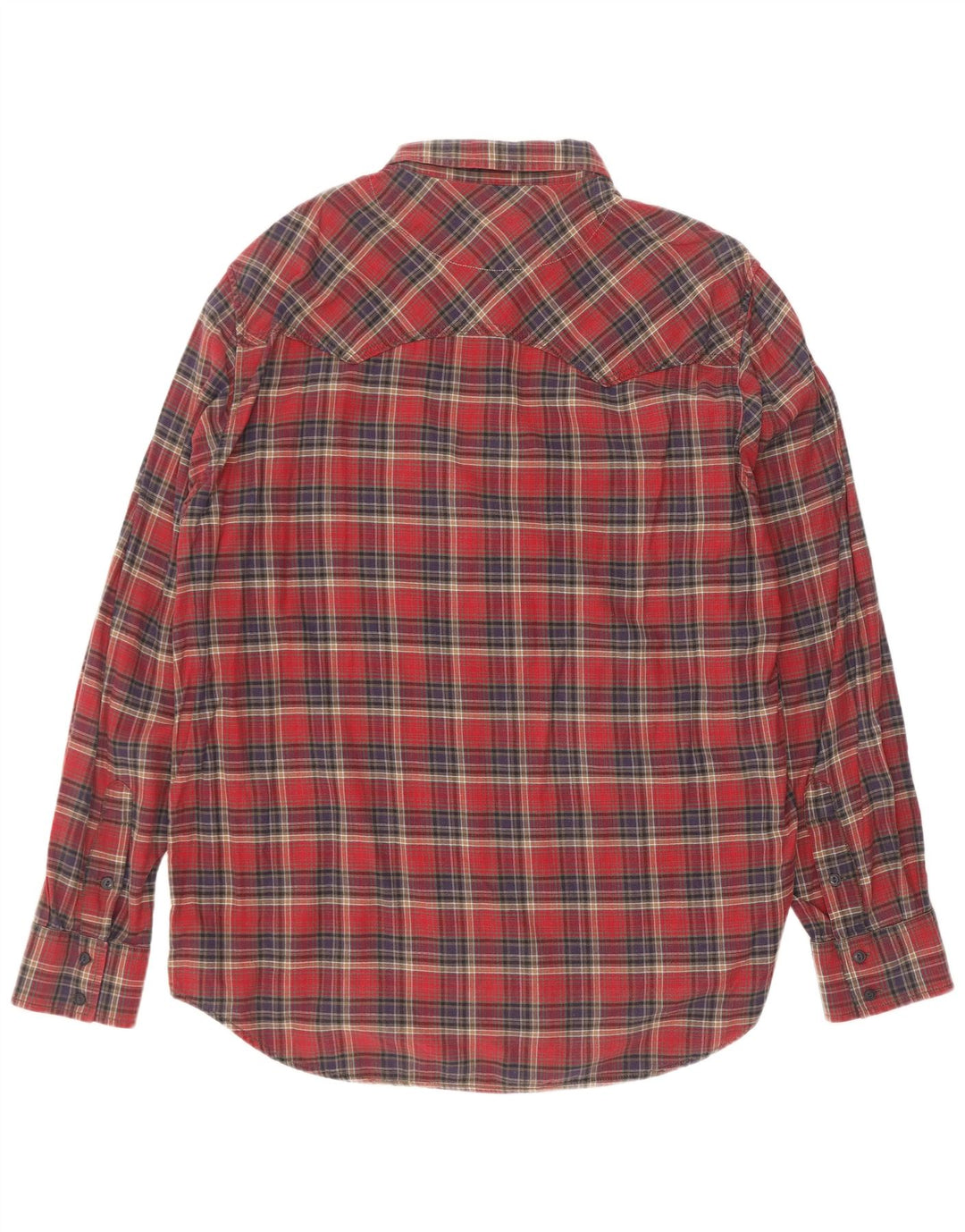 Marlboro Classics Mens Regular Fit Flannel Shirt 3XL Red Check