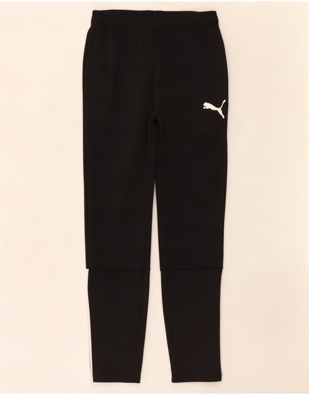 Puma Mens Tracksuit Trousers Medium Black Colourblock Polyester