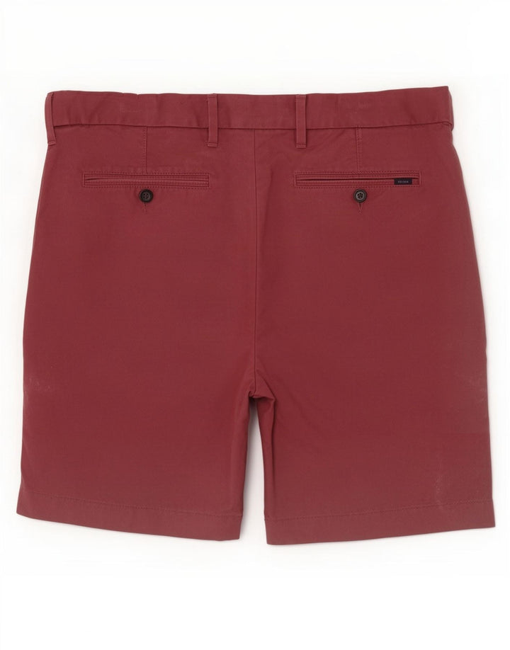 Marks & Spencer Mens Chino Shorts W36 Large Red Cotton