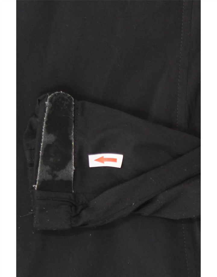 Blauer Womens Rain Jacket UK 14 Large Black Polyamide