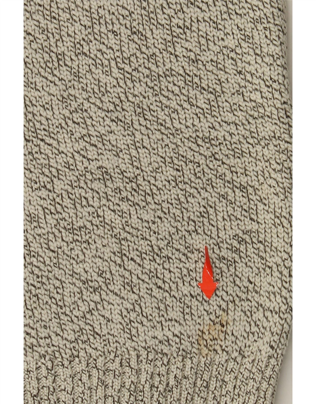 SUPERDRY Mens Crew Neck Jumper Sweater Large Beige Flecked Acrylic