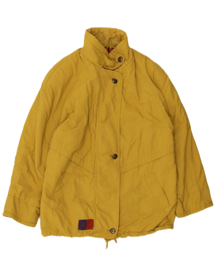 C & A Mens Rain Jacket UK 18 XL Yellow Nylon
