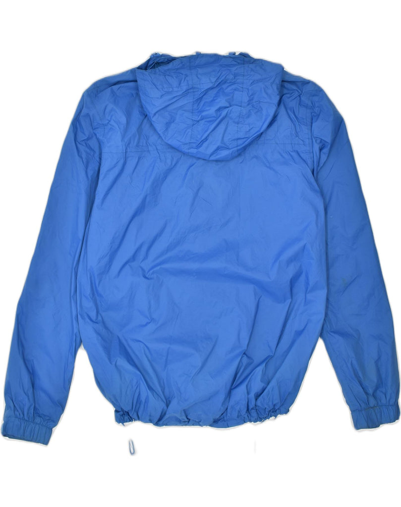 MOUNTAIN WAREHOUSE Mens Hooded Rain Jacket UK 38 Medium Blue Nylon | Vintage Mountain Warehouse | Thrift | Second-Hand Mountain Warehouse | Used Clothing | Messina Hembry 