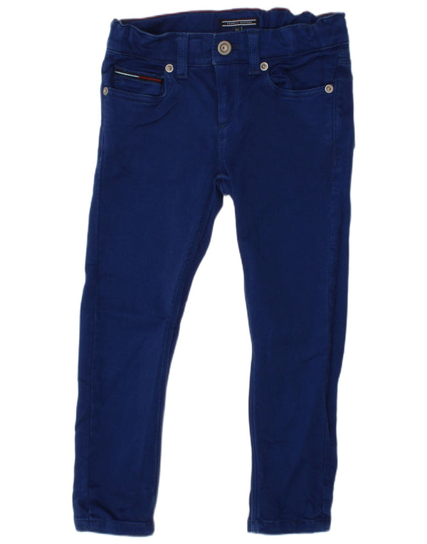TOMMY HILFIGER Boys Skinny Jeans 3-4 Years W22 L17 Blue Cotton