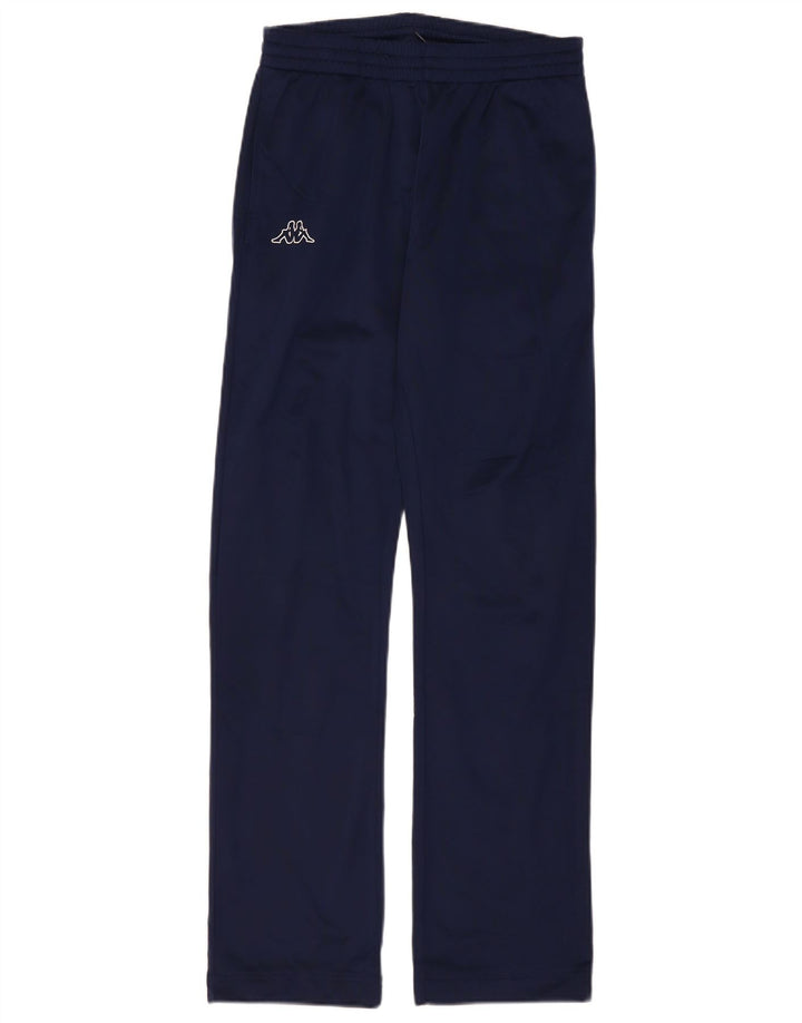 Kappa Mens Tracksuit Trousers Small Navy Blue Polyester