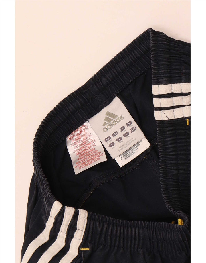 Adidas Boys Cargo Shorts 9-10 Years W24 Navy Blue Cotton
