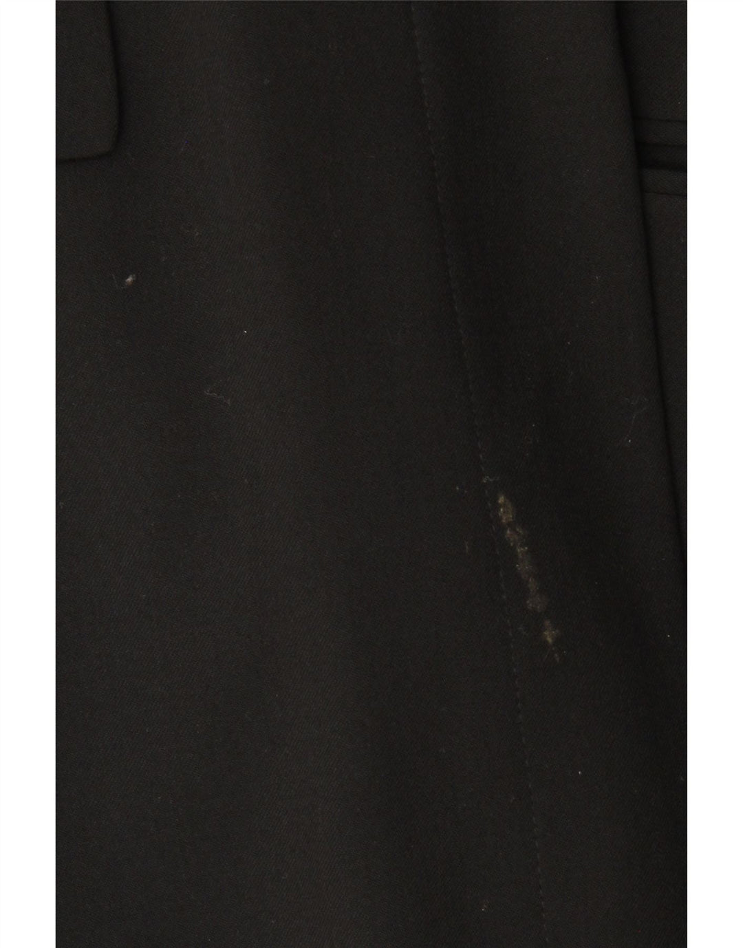 VINTAGE Womens Overcoat UK 14 Medium Black