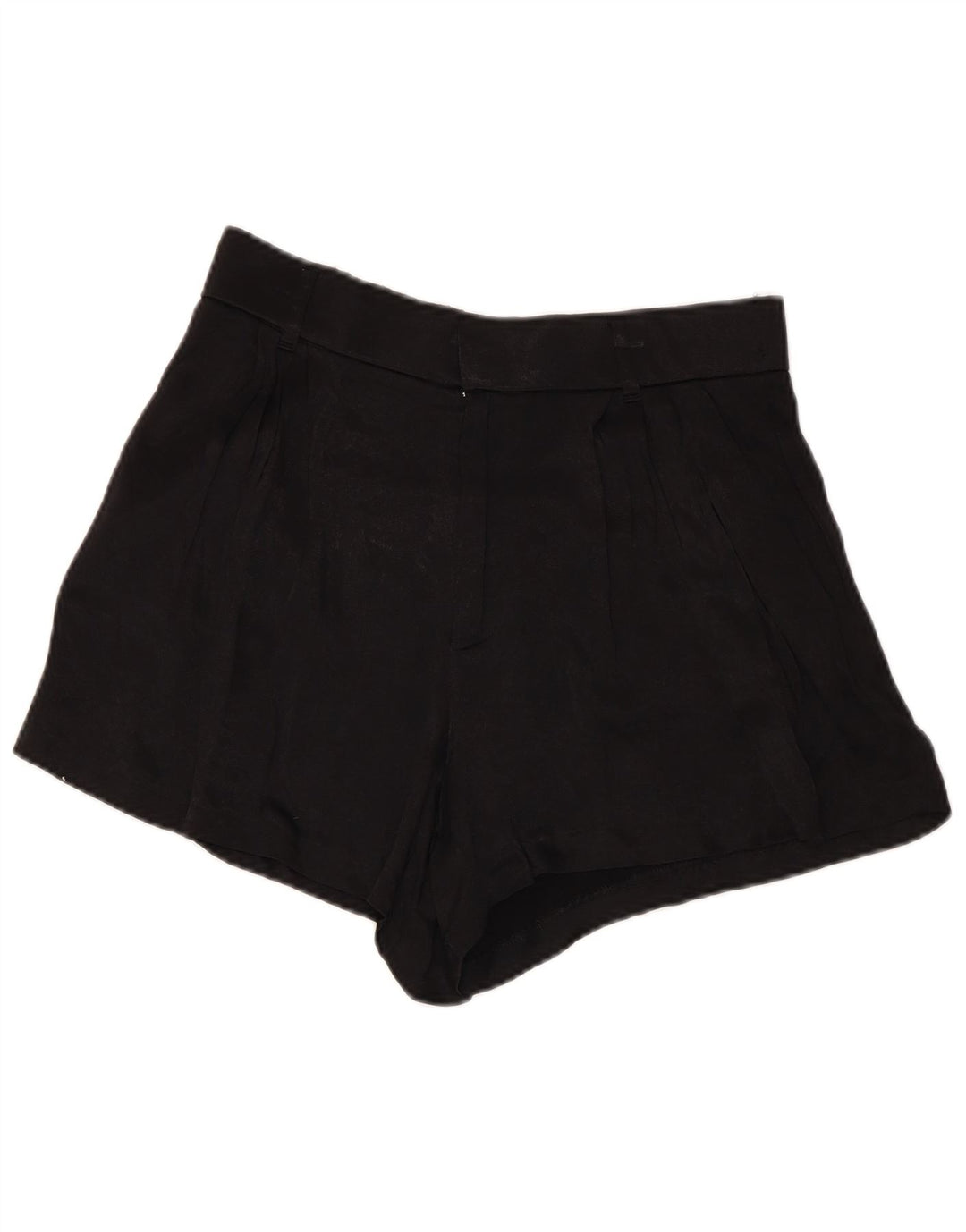 Zara Womens Pegged Casual Shorts Medium W28 Black