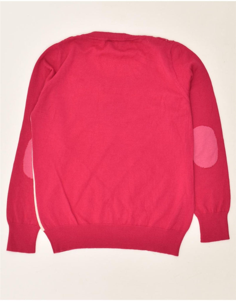 LUISA SPAGNOLI Womens Crew Neck Jumper Sweater UK 12 Medium Pink | Vintage Luisa Spagnoli | Thrift | Second-Hand Luisa Spagnoli | Used Clothing | Messina Hembry 