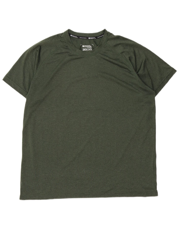 Mountain Warehouse Mens IsoCool T-Shirt Top XL Green