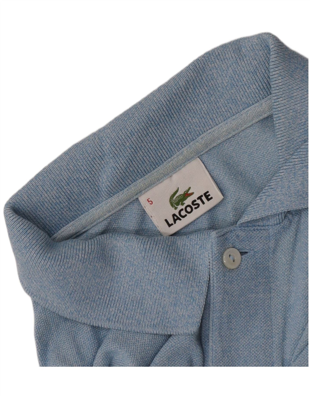 Lacoste Mens Polo Shirt Size 5 Large Blue