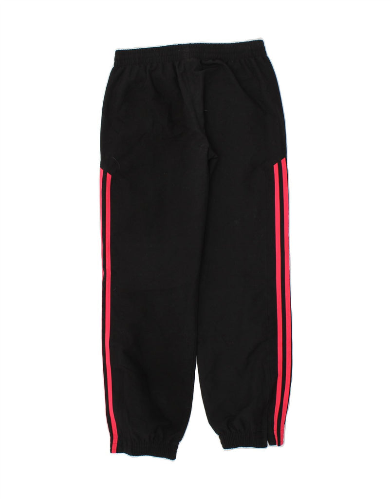 ADIDAS Girls Tracksuit Trousers Joggers 9-10 Years Black Polyester | Vintage Adidas | Thrift | Second-Hand Adidas | Used Clothing | Messina Hembry 