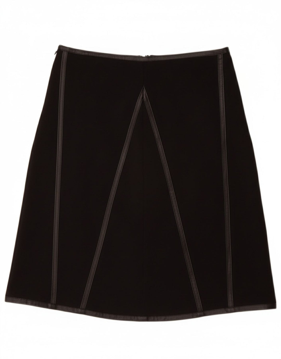 VINTAGE Womens A-Line Skirt W28 Medium  Black