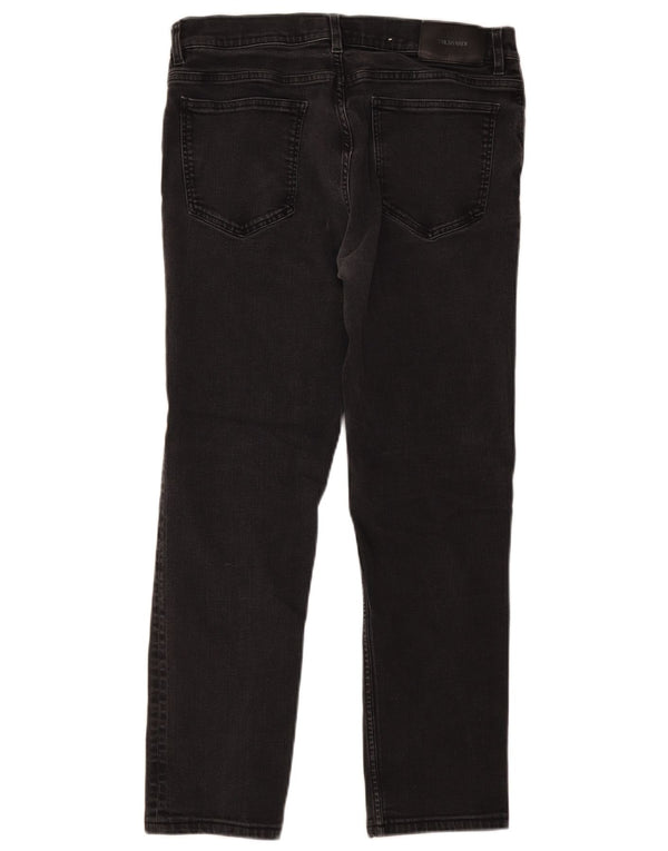 Trussardi Mens Slim Jeans W34 L28 Grey Cotton