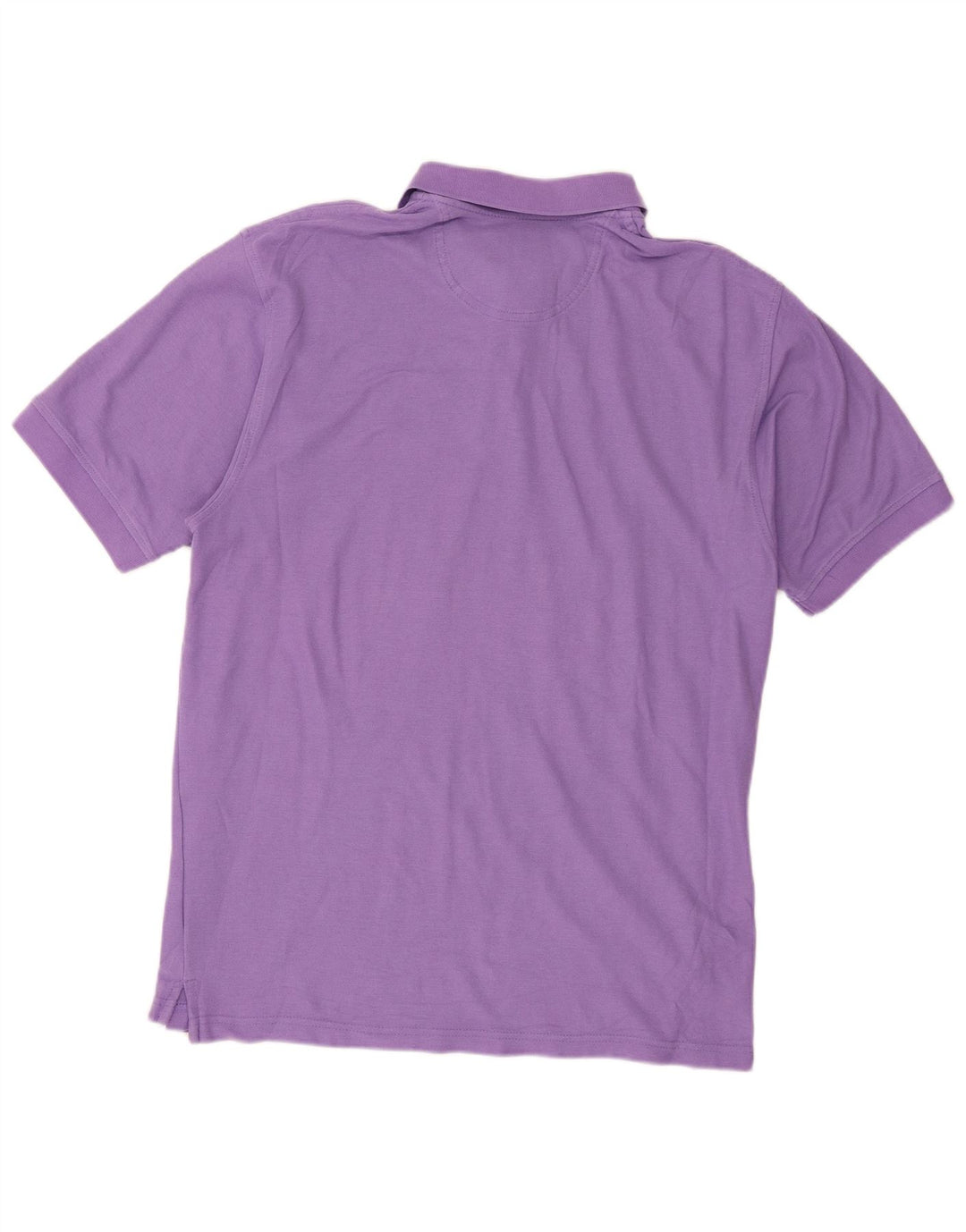 IZOD Mens Polo Shirt Large Purple Polyester