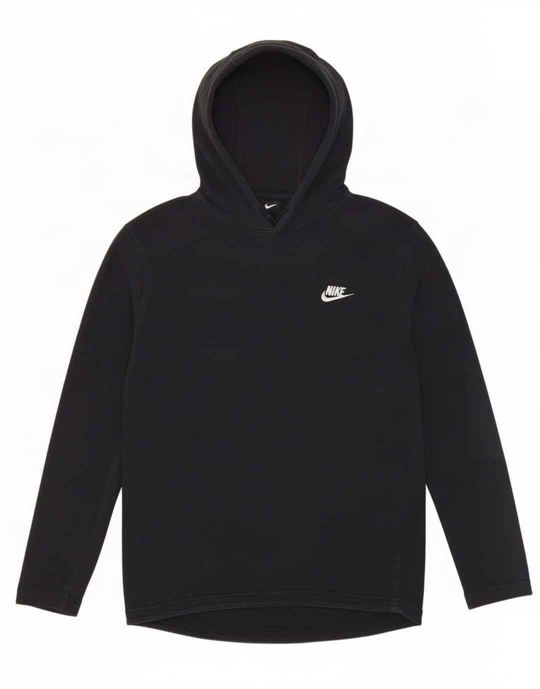 Nike Mens Hooded Top Long Sleeve Medium Black Cotton
