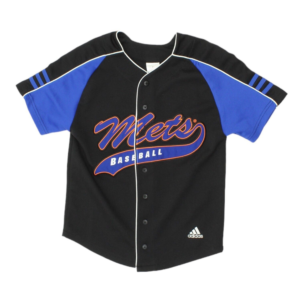 Black mets baseball jersey best sale