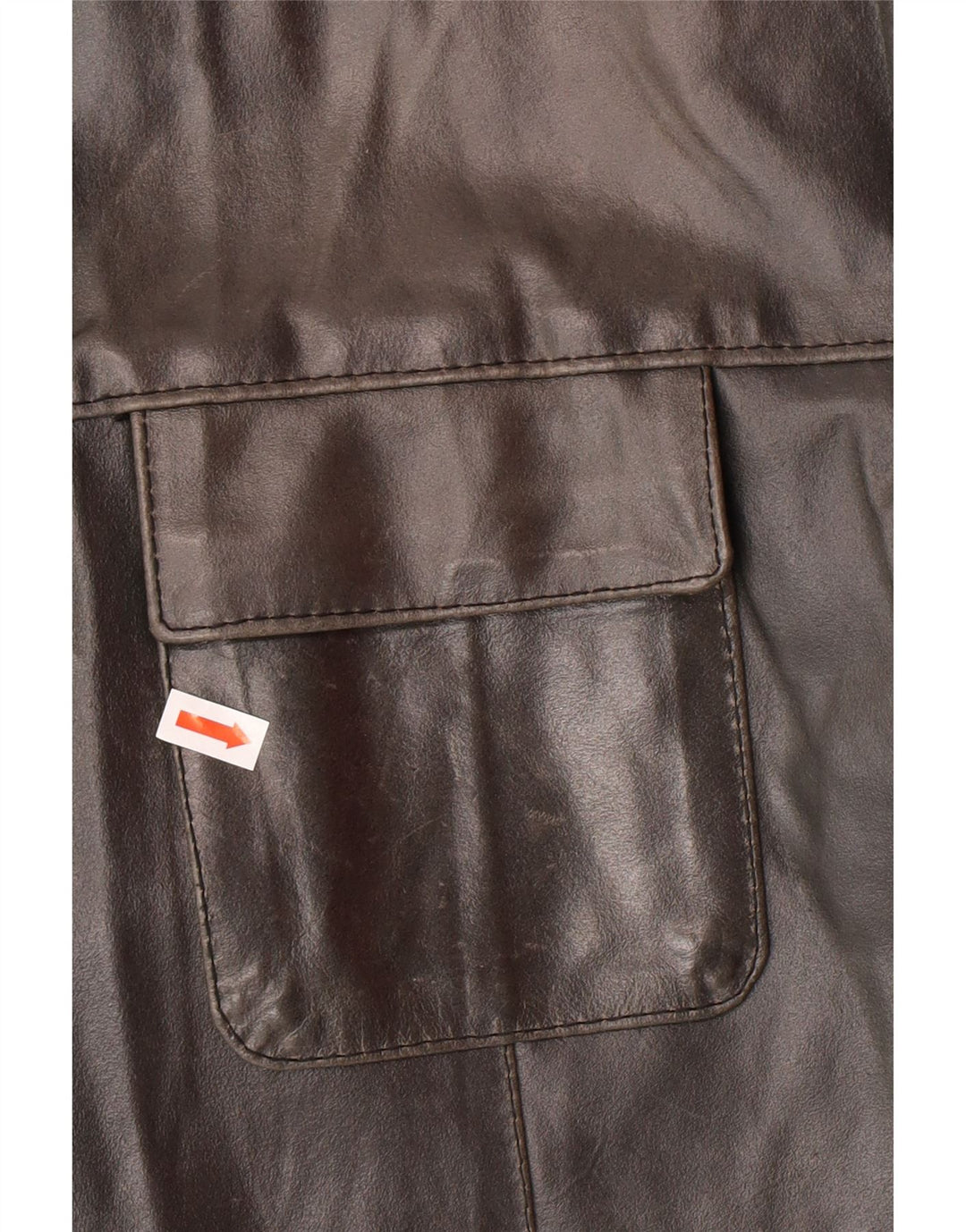 SORBINO Mens Leather Jacket UK 42 XL Grey