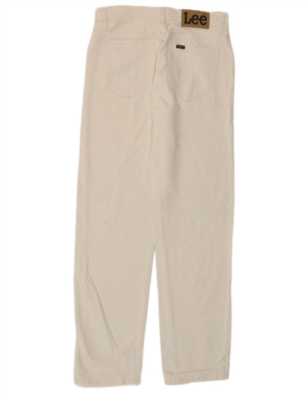 Lee Mens California Straight Jeans W31 L31 White Cotton