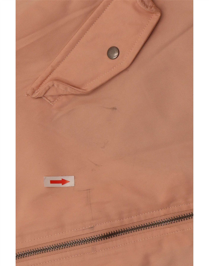 Vans Womens Windbreaker Coat UK 10 Small Pink Colourblock Polyester
