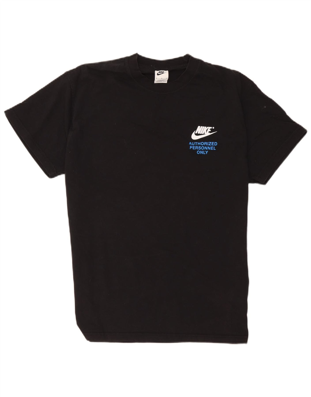 Nike Mens Graphic T-Shirt Top Medium Black Cotton