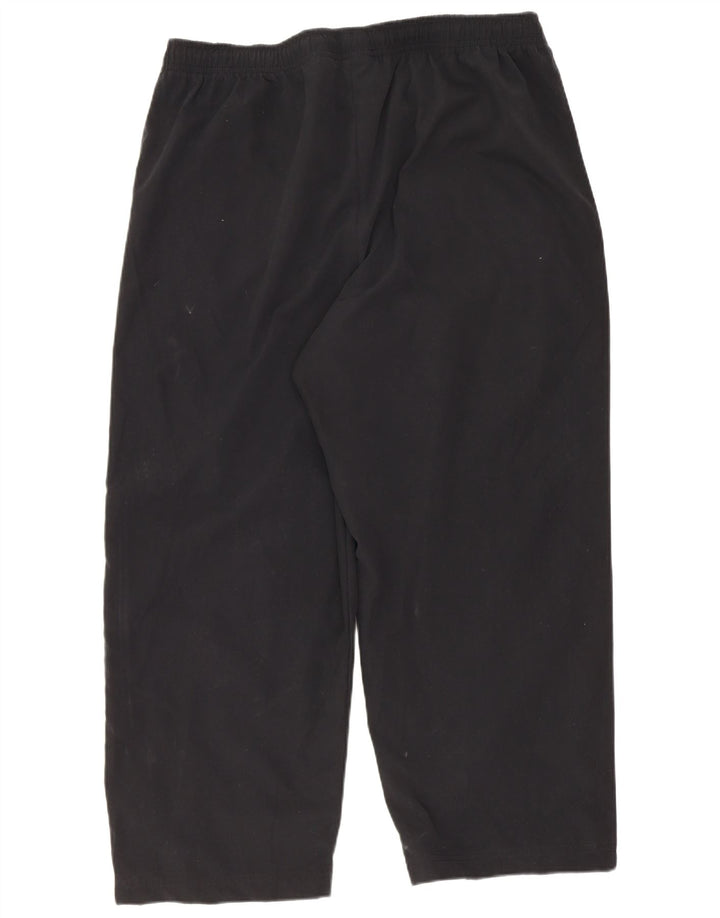 Nike Womens Capri Tracksuit Trousers US 12/14 Large Black Colourblock