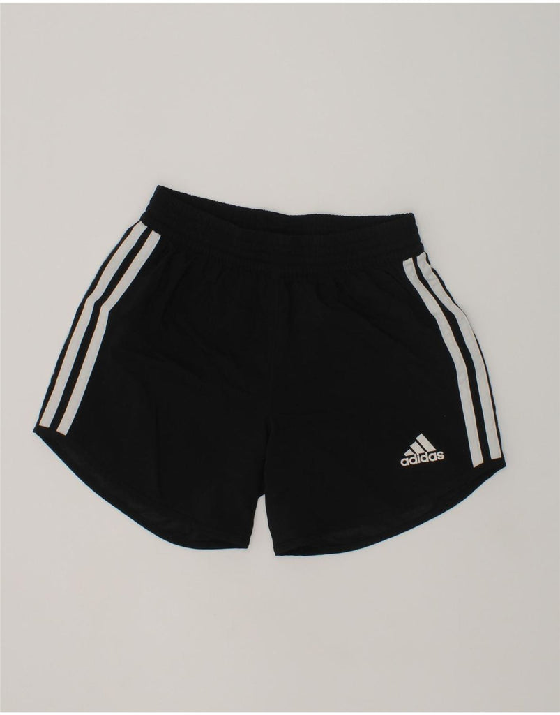 ADIDAS Boys Climalite Sport Shorts 9-10 Years Black Polyester | Vintage Adidas | Thrift | Second-Hand Adidas | Used Clothing | Messina Hembry 