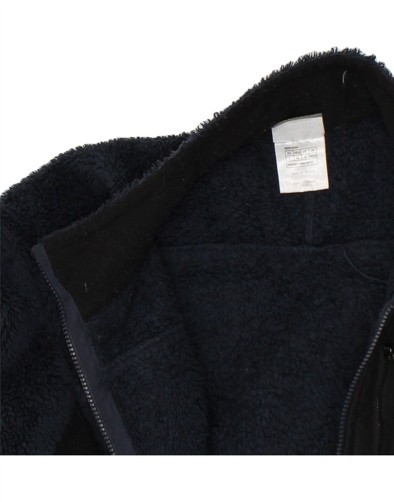 JACK WOLFSKIN Mens Fleece Jacket UK 40 Large Navy Blue Polyester | Vintage Jack Wolfskin | Thrift | Second-Hand Jack Wolfskin | Used Clothing | Messina Hembry 