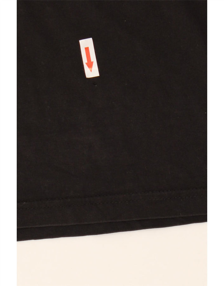 VANS Mens Classic Fit T-Shirt Top Medium Black Colourblock Cotton
