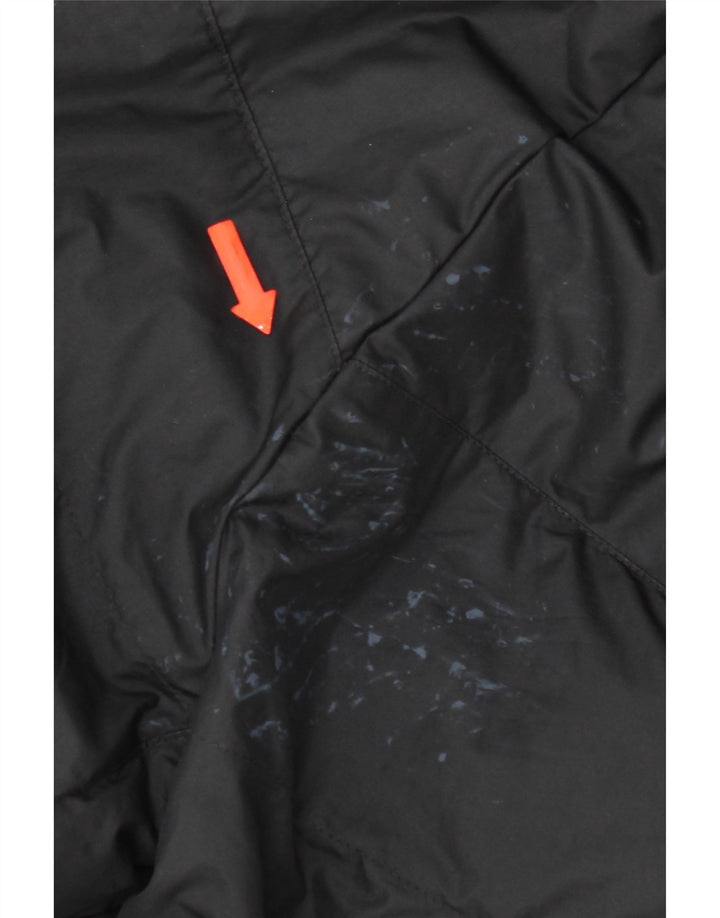 Nike Boys Hooded Padded Jacket 13-14 Years XL Black Polyester