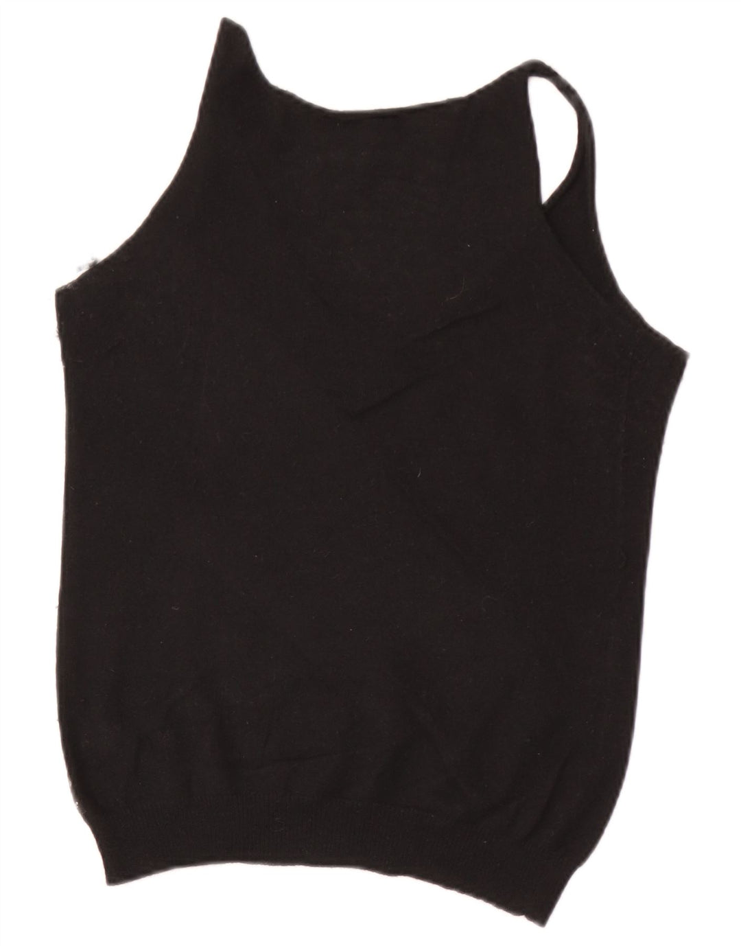 Armani Jeans Womens Vest Tank Top IT 44 Medium Black Angora