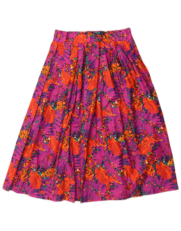 GOR RAY Womens Flared Skirt W28 Medium Multicoloured Floral