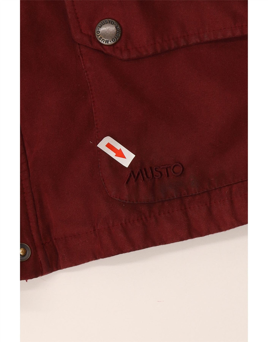 Musto Womens Utility Jacket UK 16 Large Burgundy Polyester