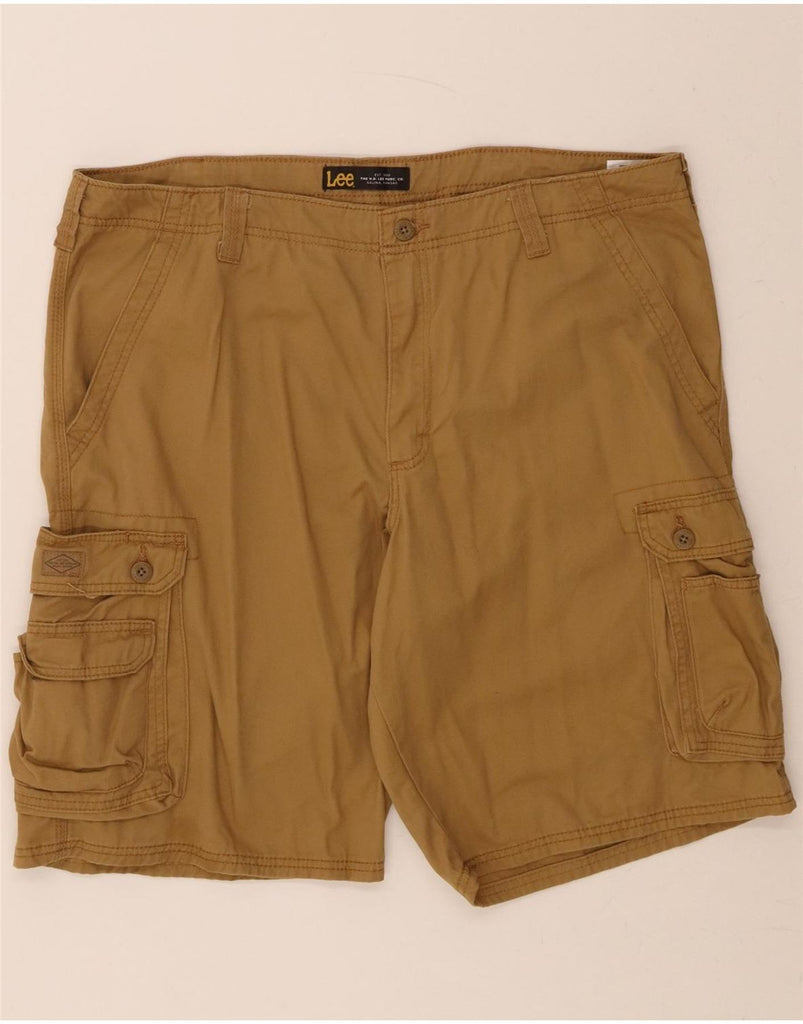 LEE Mens Cargo Shorts W40 XL Brown Cotton Vintage Lee and Second-Hand Lee from Messina Hembry 