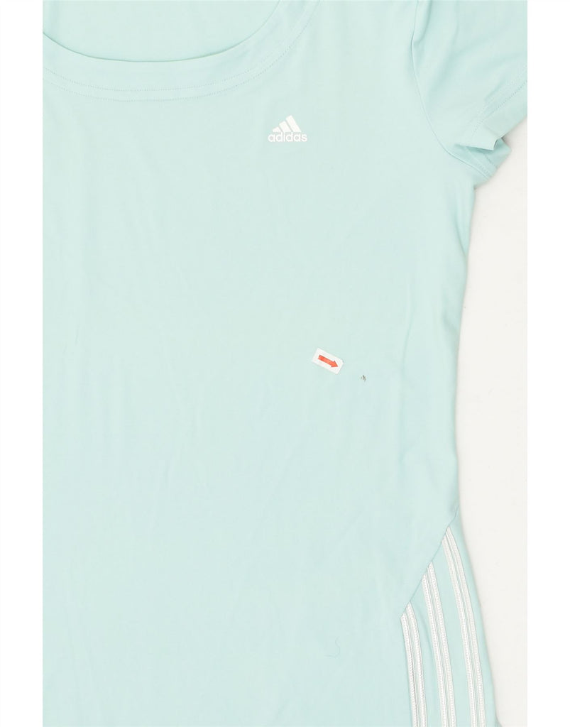 ADIDAS Womens Clima 365 T-Shirt Top UK 14 Large Blue | Vintage Adidas | Thrift | Second-Hand Adidas | Used Clothing | Messina Hembry 