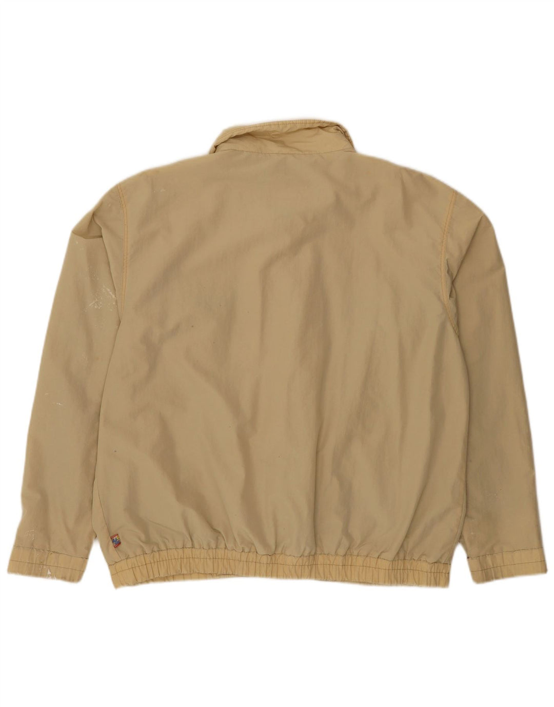 Slam Mens Bomber Jacket UK 40 Large Beige Nylon