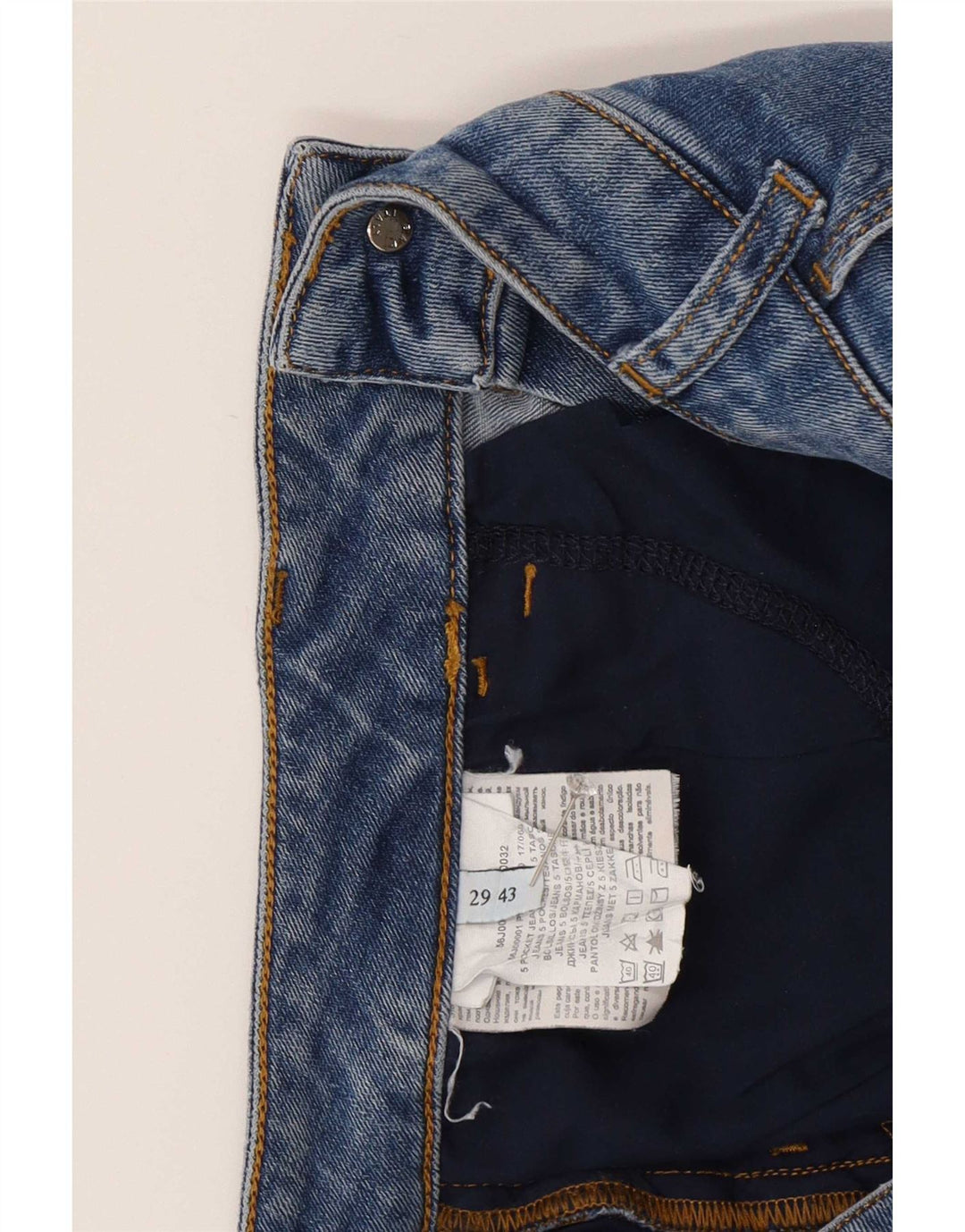Trussardi Womens Slim Jeans W29 L32 Blue