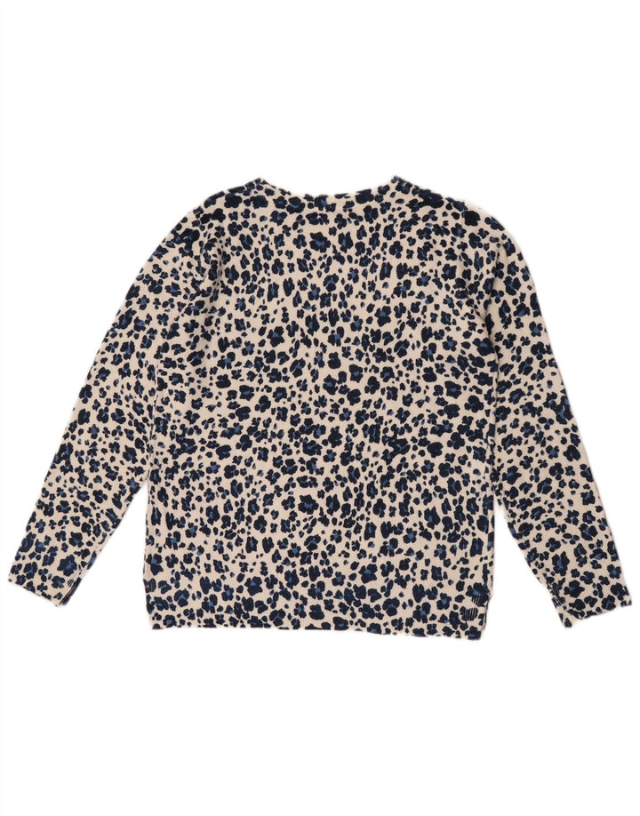 Marks & Spencer Womens Crew Neck Jumper Sweater UK 12 Medium Blue