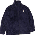 CHAMPION Womens Fleece Jacket UK 10 Small Navy Blue Polyester Vintage Champion and Second-Hand Champion from Messina Hembry 