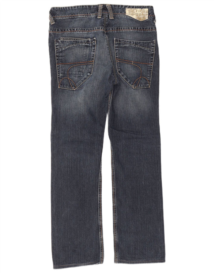 Burton Womens Straight Jeans W32 L30 Navy Blue Cotton