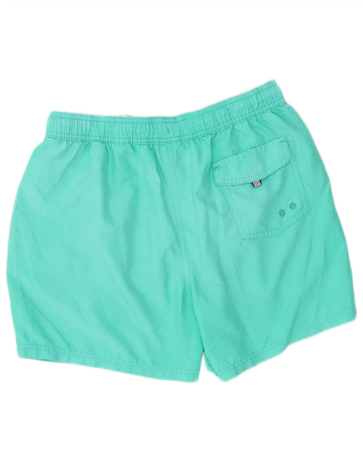 Marks & Spencer Mens Swimming Shorts Large  Turquoise Cotton