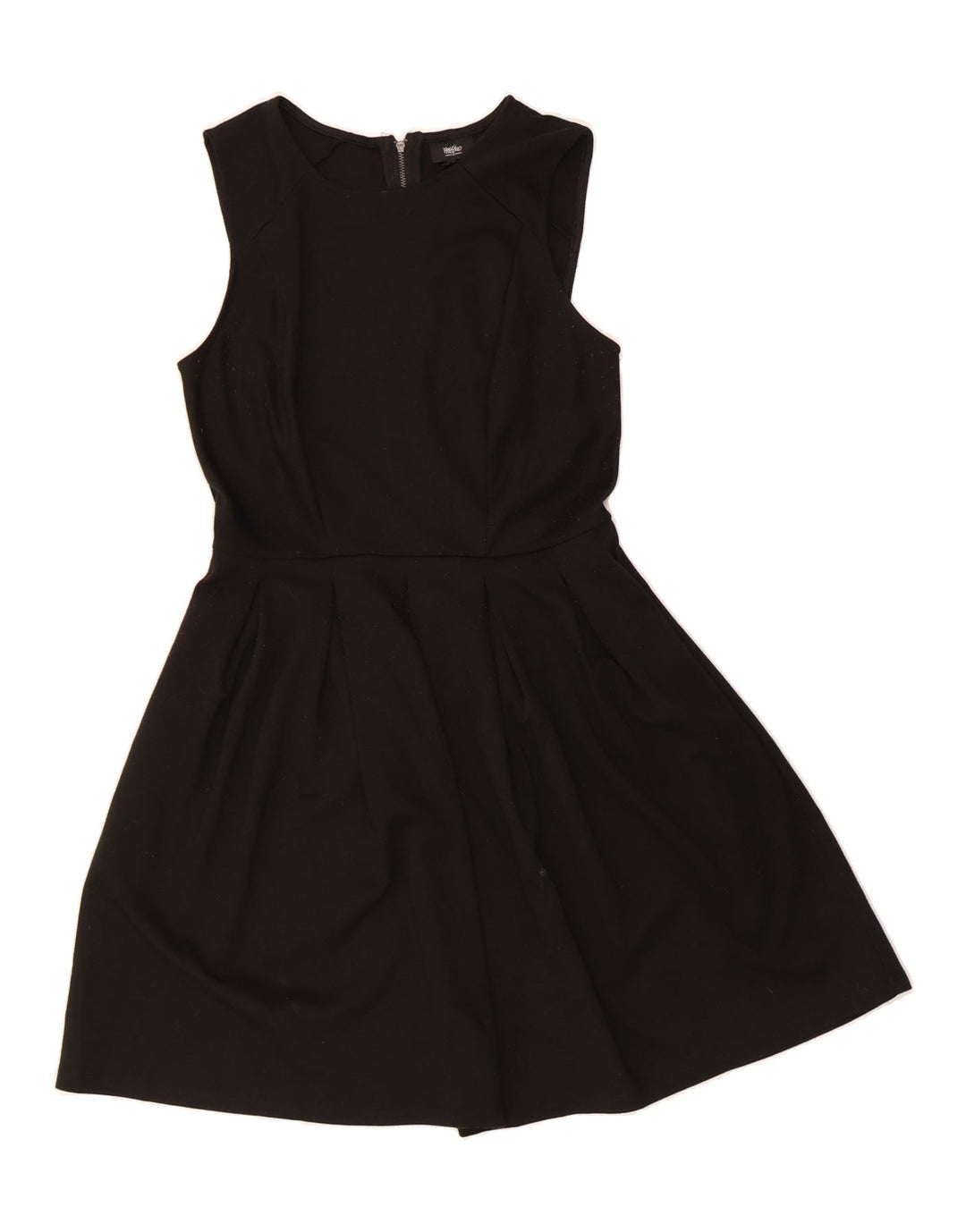 MOSSIMO Womens Sleeveless A-Line Dress UK 12 Medium Black Polyester Vintage Mossimo and Second-Hand Mossimo from Messina Hembry 