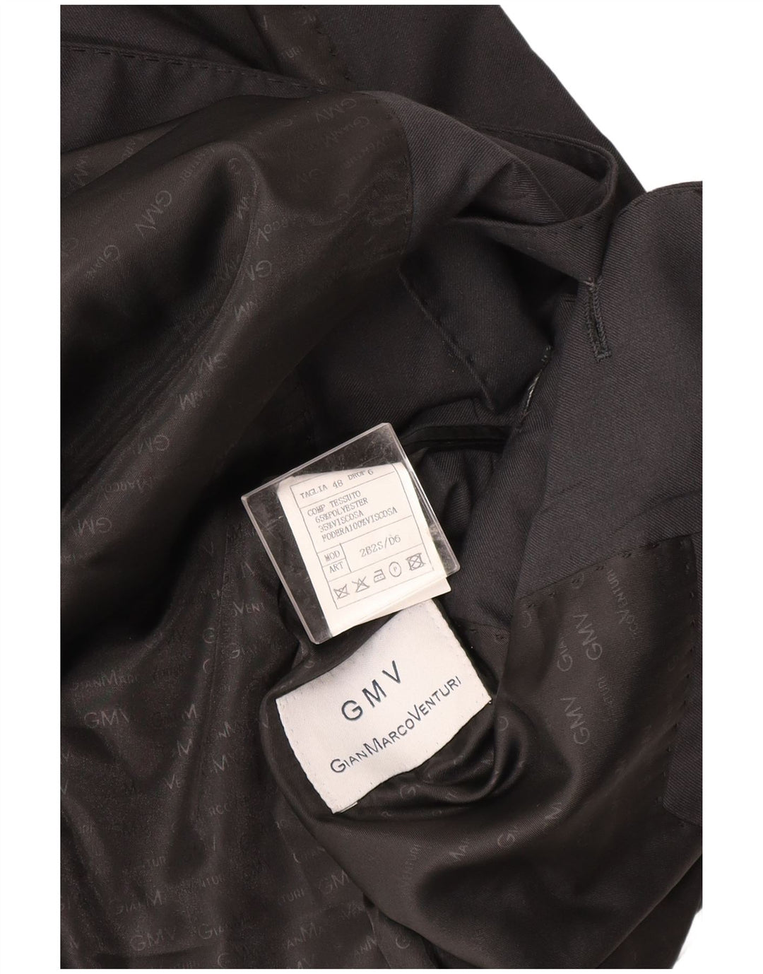 Gian Marco Venturi Mens 2 Button 2 Piece Suit IT 48 Medium W32 L26 Grey