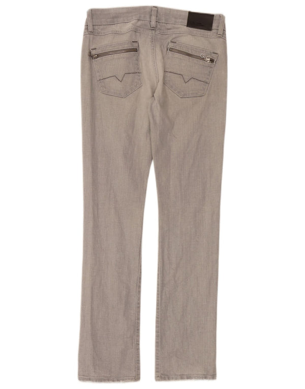 Hugo Boss Womens Slim Jeans W28 L32 Grey Cotton