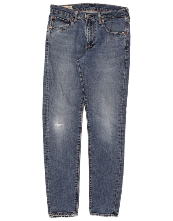 Levi's Mens 512 Slim Tapered Jeans W32 L32 Blue Cotton