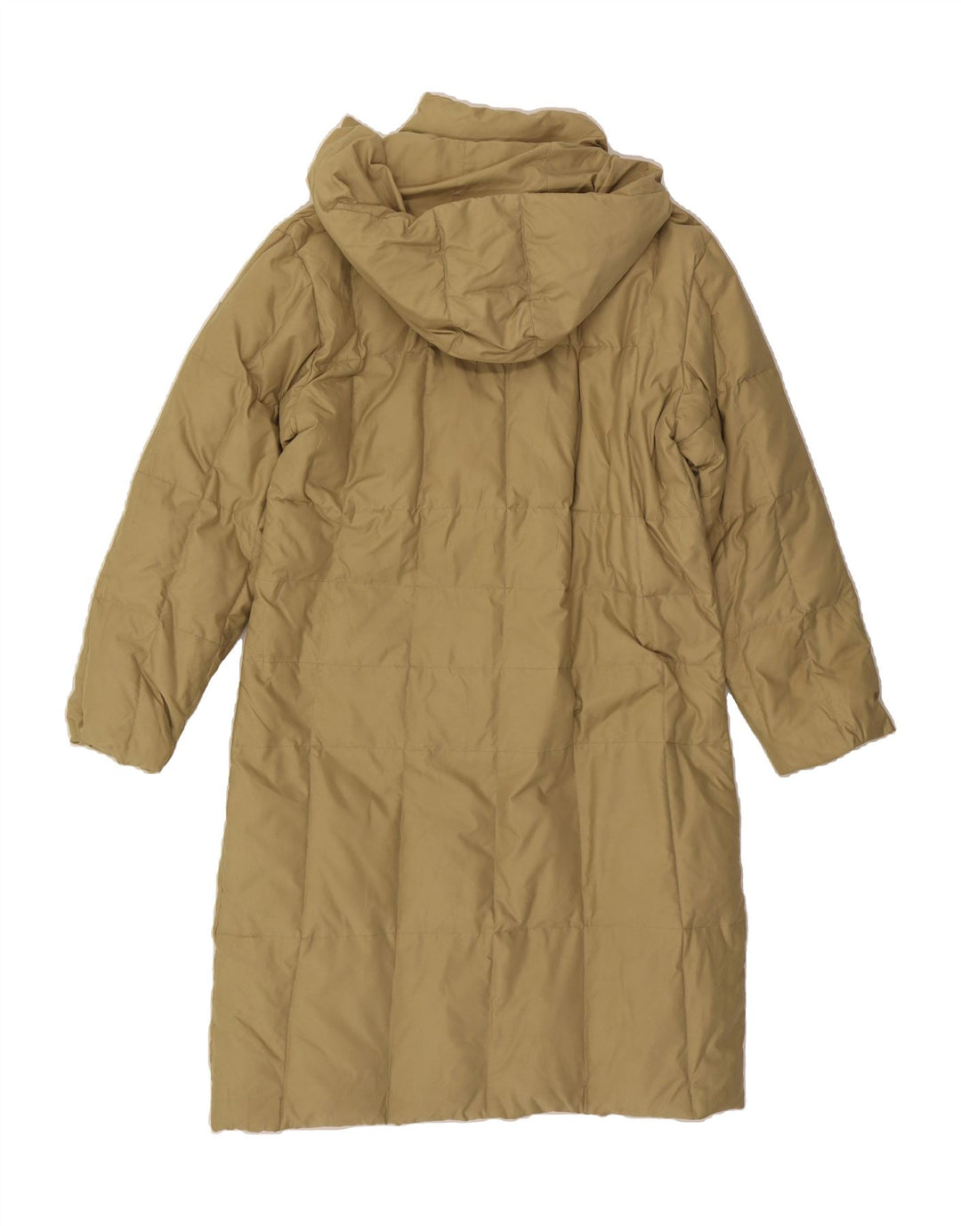 SERGIO TACCHINI Womens Hooded Padded Coat UK 18 XL Beige Polyester Vintage Sergio Tacchini and Second-Hand Sergio Tacchini from Messina Hembry 