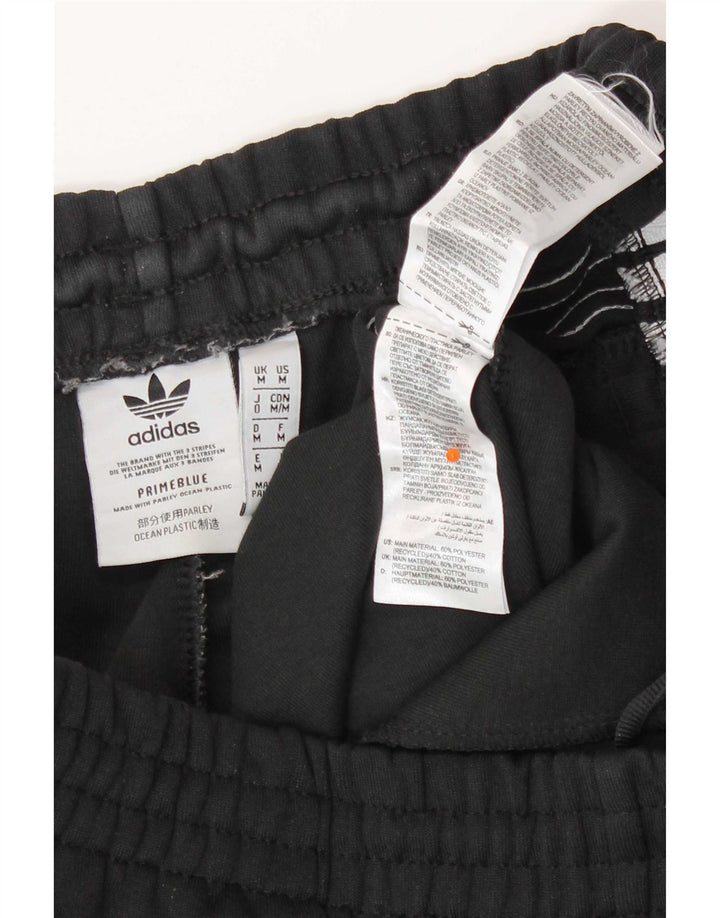 Adidas Mens Prime Blue Tracksuit Trousers Joggers Medium Black Polyester