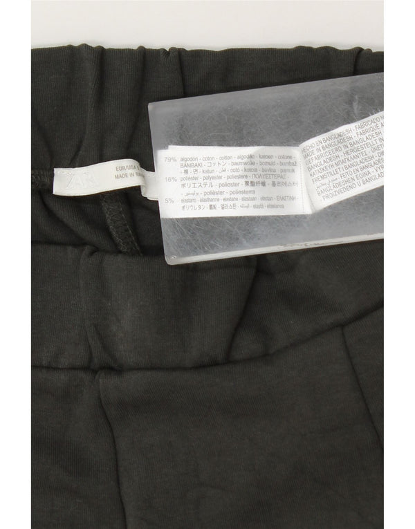Zara Womens Tracksuit Trousers UK 10 Small  Grey Cotton
