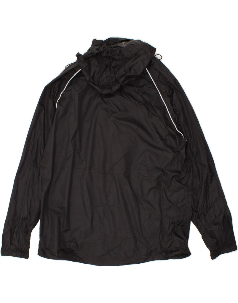 MOUNTAIN WAREHOUSE Mens Hooded Rain Jacket UK 40 Large Black Vintage Mountain Warehouse and Second-Hand Mountain Warehouse from Messina Hembry 