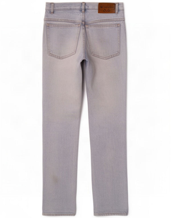 Benetton Womens Straight Jeans W28 L31 Blue